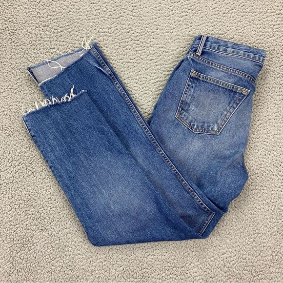 GRLFRND Denim Women's Helena Straight Leg Button Fly Jeans  -  Size: 27 - Picture 8 of 16